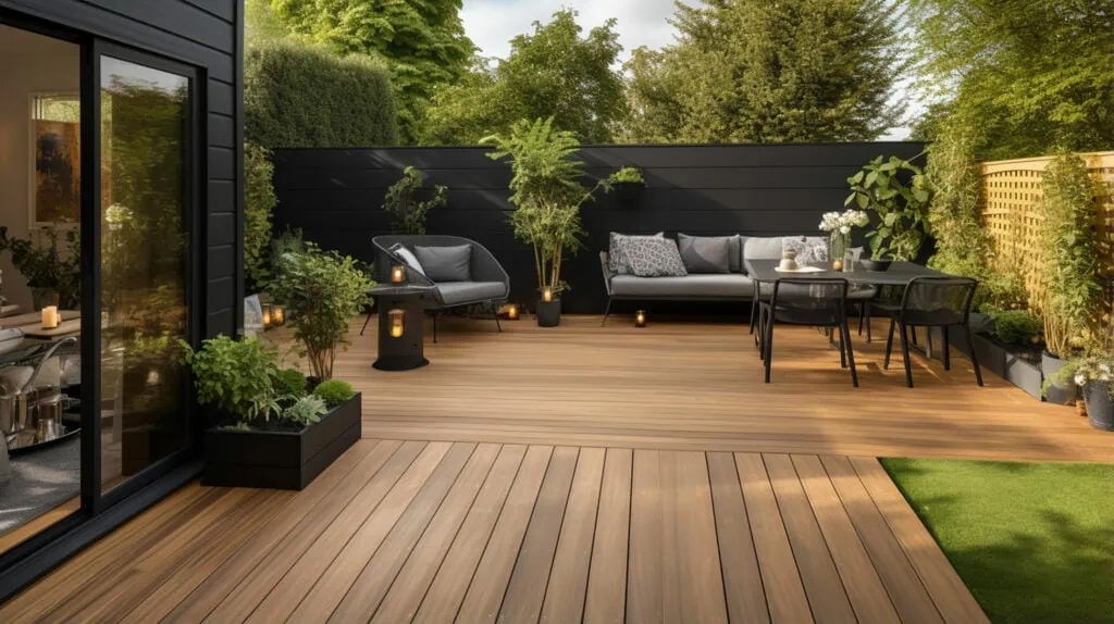 Backyard space renovated for functionality and entertaining