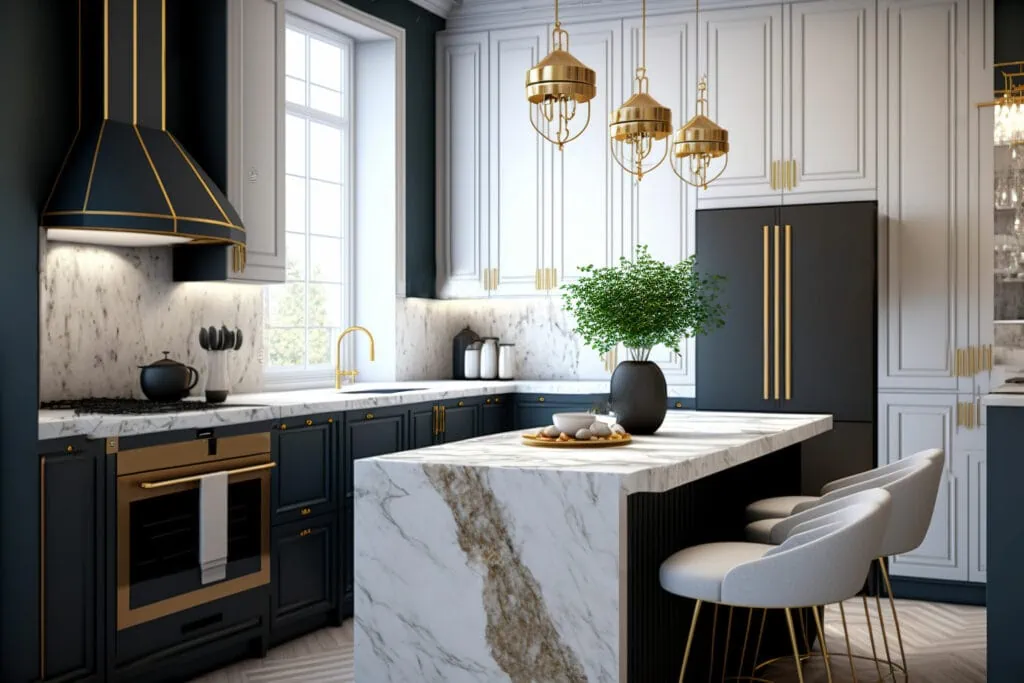 luxury finishes after kitchen renovation